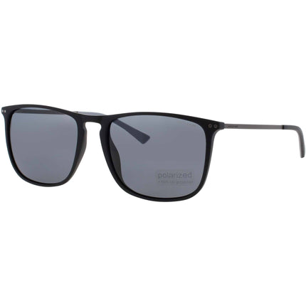 Jaguar Men's Black Plastic Full Rim Rectangular Frame Sunglasses - JG37622 6100 ,