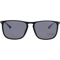 Jaguar Men's Black Plastic Full Rim Rectangular Frame Sunglasses - JG37622 6100 ,