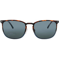 Jaguar Men's Bluish Brown Acetate Full Rim Round Frame Sunglasses - JG37624 5100 ,