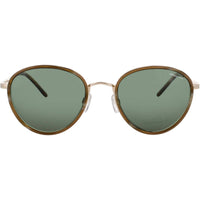 Jaguar Men's Matte Brown Metal Full Rim Round Shape Frame Sunglasses - JG37467 5286 ,