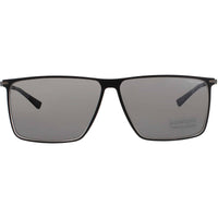 Jaguar Men's Black Plastic Full Rim Rectangular Frame Sunglasses - JG37626 6100 ,