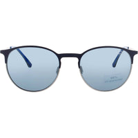 Jaguar Men's Matte Blue Metal Full Rim Round Shape Frame Sunglasses - JG37820 3100 ,