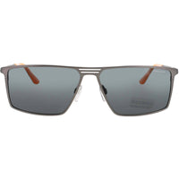 Jaguar Men's Grey Metal Full Rim Navigator Shape Frame Sunglasses - JG37823 6500 ,