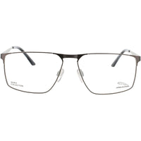 Jaguar JG33626 4200 Men's Matte Grey Metal Full Rim Rectangular Eyeglasses Frame ,