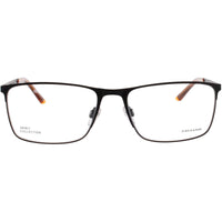 Jaguar JG33629 6100 Men's Black Metal Full Rim Rectangular Shape Eyeglasses Frame ,