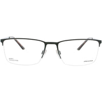 Jaguar JG33630 4100 Men's Matte Green Metal Half Rim Rectangular Eyeglasses Frame ,
