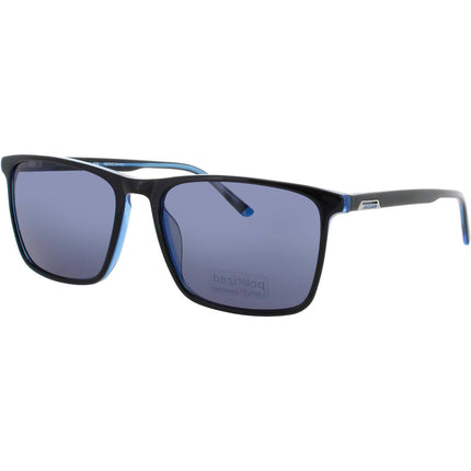 Jaguar JG37181 4928 Men's Matte Black Acetate Full Rim Square Sunglasses Frame ,