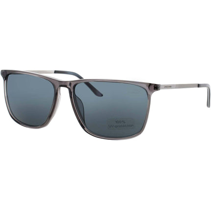 Jaguar JG37204 5206 Men's Matte Grey Acetate Full Rim Square Sunglasses Frame ,