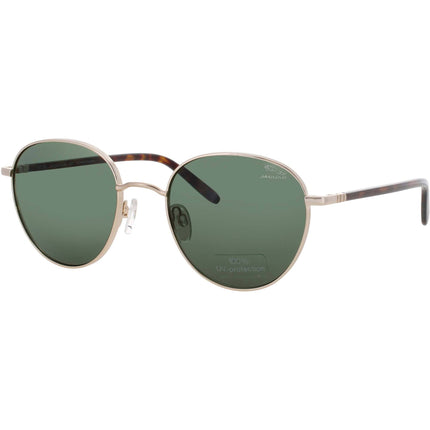 Jaguar JG37466 6000 Men's Shiny Gold Metal Full Rim Oval Shape Sunglasses Frame ,