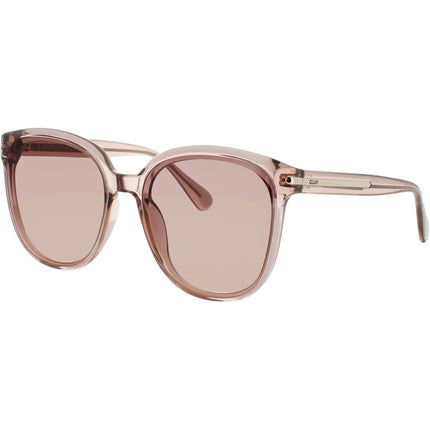 Quay Women's Doe Acetate Full Rim Oversized Frame Sunglasses - RENT FREE DOE/BRNFWN ,