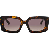 Quay Women's Neutral Tortoise Acetate Full Rim Frame Sunglasses - TALK SHOW NUTRT/SMTP ,