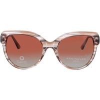 Ann Taylor Women's Blush Horn Acetate Full Rim Cat Eye Frame Sunglasses - ATP921 C02 ,