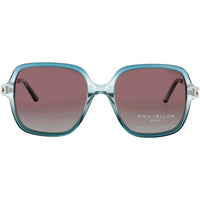 Ann Taylor Women's Teal Acetate Full Rim Square Shape Frame Sunglasses - ATP929 C02 ,