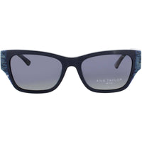 Ann Taylor Women's Navy Blue Pattern Full Rim Rectangular Sunglasses - ATP934 C03 ,
