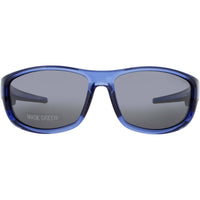 Champion Men's Translucent Navy Blue Acetate Full Rim Wraparound Sunglasses - ACT C02 ,