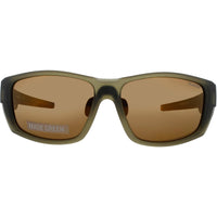 Champion Men's Translucent Olive Acetate Full Rim Wraparound Sunglasses - FINISH C03 ,