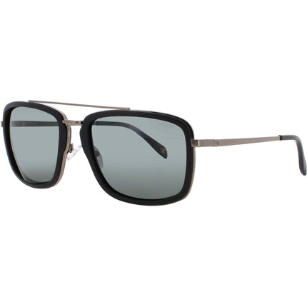 Champion Men's Matte Black/Gunmetal Full Rim Navigator Frame Sunglasses - GAMEX C01 ,