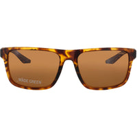 Champion Men's Matte Tortoise Acetate Full Rim Rectangular Sunglasses - INTENT C02 ,