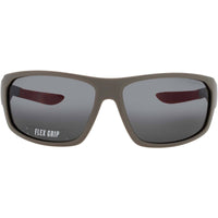 Champion Men's Matte Pewter Acetate Full Rim Wraparound Frame Sunglasses - MOW C01 ,