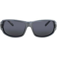 Champion Men's Metallic Gunmetal Acetate Full Rim Wraparound Sunglasses - NOIZ C03 ,