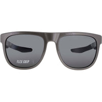 Champion Men's Metallic Grey Acetate Full Rim Rectangular Frame Sunglasses - SOLD C01 ,