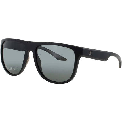 Champion Unisex Matte Black Acetate Full Rim Rectangular Frame Sunglasses - TARGET C01 ,