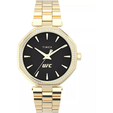 Timex TW2V83100JR Women's UFC Jewel 36mm Gold-Tone Stainless Steel Watch ,