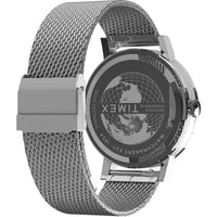 Timex Midtown TW2W43500VQ Men's Stainless Steel Quartz Watch, 38mm, White Dial ,