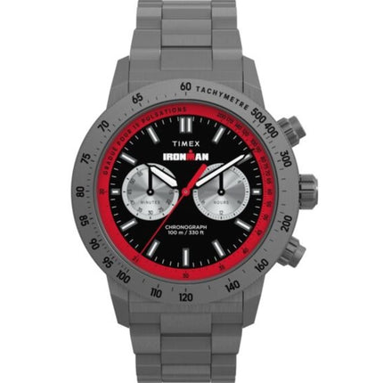 Timex Ironman Challenger TW2Y02000VQ Men's 44mm Black Dial Chronograph Watch ,