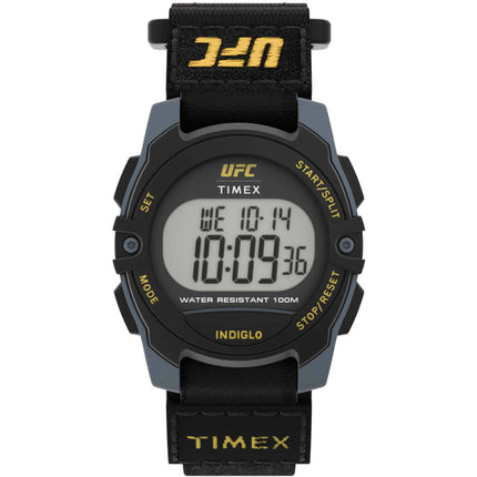 Timex UFC Strength TW4B27700JT Women's 33mm Black Round Digital Quartz Sport Watch ,