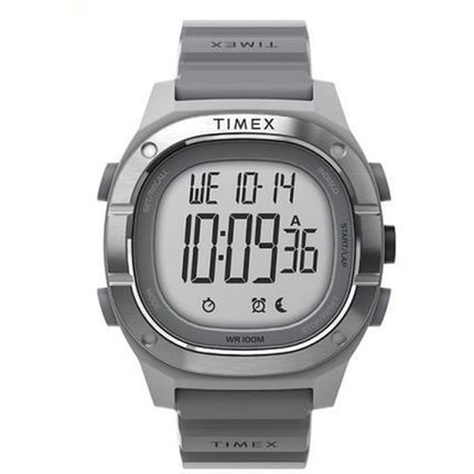 Timex Command LT TW5M35600VQ Unisex 40mm Gray Resin Digital Silicone Strap Watch ,