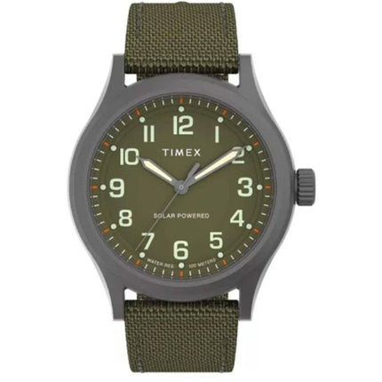 Timex TWH6Z42109J Expedition Men's 40mm Solar Green Dial Sapphire Crystal Watch ,