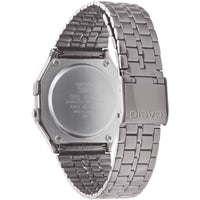 Casio Vintage A158WETB-1A Black Digital Watch, Stainless Steel Band with LED Light ,