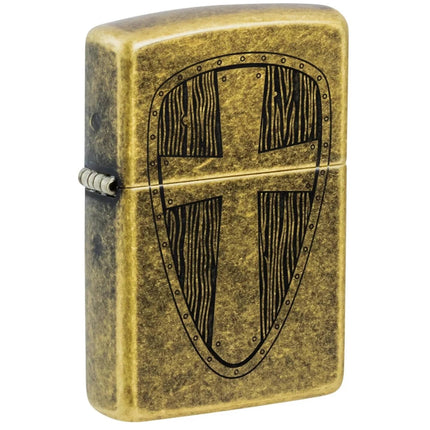 Zippo 47260 Vintage Cross Windproof Lighter with Lifetime Guarantee, Made in USA ,