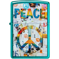 Zippo 47264 Peace Windproof Lighter with Lifetime Guarantee, Made in USA ,