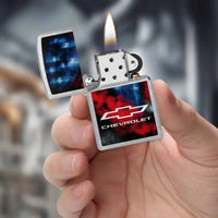 Zippo 47405 Chevrolet Street Chrome Windproof Refillable Metal Lighter ,