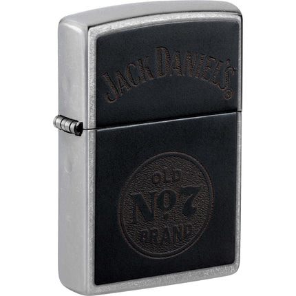 Zippo 47417 Jack Daniels Old No 7 Brand Street Chrome Refillable Windproof Lighter ,