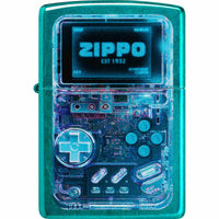 Zippo 47434 Zippo Gamer Design Metal Refillable Windproof Pocket Lighter Gift Box ,