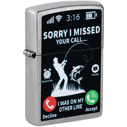 Zippo 47450 Other Line Design Street Chrome Color Image Refillable Windproof Lighter ,