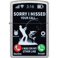 Zippo 47450 Other Line Design Street Chrome Color Image Refillable Windproof Lighter ,