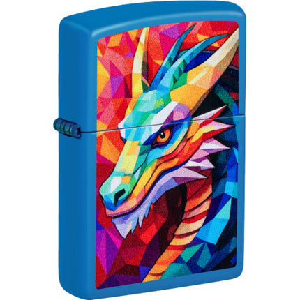 Zippo 47517 Abstract Dragon Design Windproof Refillable Lighter, Metal Construction ,