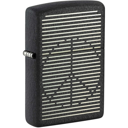 Zippo 47534 Peace Blind Design Windproof Refillable Lighter, All Metal, Gift Box ,