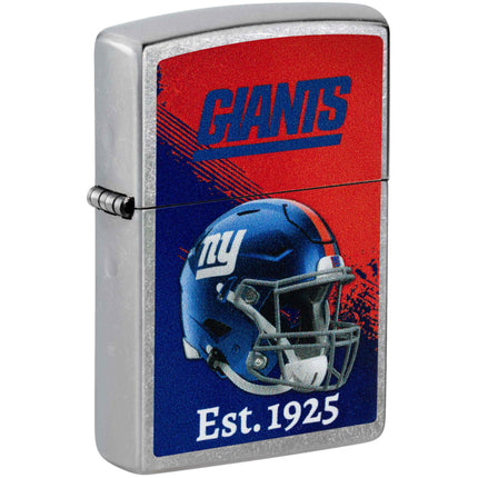 Zippo NFL New York Giants Helmet Design Street Chrome Windproof Lighter - 47706 ,