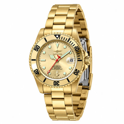 Invicta 51134 Ocean Voyage Men's 40 mm Gold Tone Steel Automatic Watch 200m ,