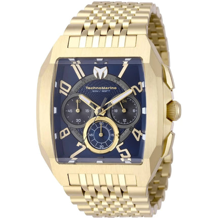 Technomarine Aqua Quadrant TM-226026 Men's Quartz Watch - 41mm Gold Stainless Steel ,
