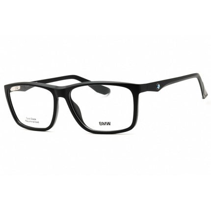 BMW BW5004 002 Men's Matte Black Injected Propionate Full Rim Rectangular Eyeglasses ,