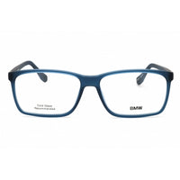 BMW BW5005 091 Men's Matte Blue Injected Propionate Full Rim Rectangular Eyeglasses ,