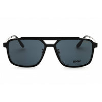 BMW BW5085-H 008 Men's Shiny Gunmetal Metal Rectangular Full Rim Frame Sunglasses ,