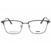 BMW BW5092-H 008 Men's Shiny Gunmetal Titanium Rectangular Shape Full Rim Eyeglasses ,