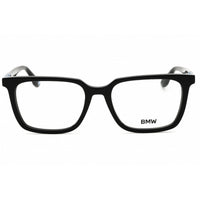 BMW BW5100-H 001 Men's Shiny Black Acetate Rectangular Full Rim Frame Eyeglasses ,